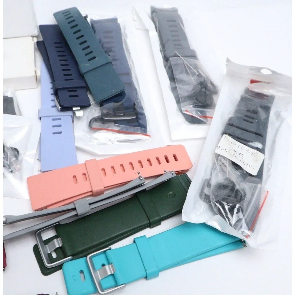 Silicone Watch Bands Replacement Straps Mixed Colors‎ Sports Bands 15+